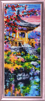 Bead DIY Embroidery Kit "Fudjiama P.1" 13.4"x5.1"/ 34.0x13.0 cm