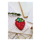 Beadwork kit for creating brooch 