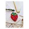 Beadwork kit for creating brooch "Strawberry"