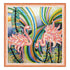 DIY Bead Embroidery Kit "Pink flamingos"  5.9"x5.9" / 15.0x15.0 cm