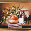 DIY Bead Embroidery Kit "Still Life with Loaf" 10.2"x13.0" / 26.0x33.0 cm