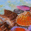 DIY Bead Embroidery Kit "The sea with you" 11.4"x13.8" / 29.0x35.0 cm