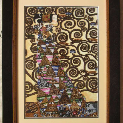 DIY Bead Embroidery Kit "Expectation" 11.8"x18.1" / 30.0x46.0 cm
