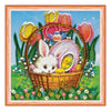 DIY Bead Embroidery Kit "Happy Easter"  5.9"x5.9" / 15.0x15.0 cm