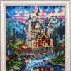Bead DIY Embroidery Kit "Castle by the River" 14.2"x10.6"/ 36.0x27.0 cm