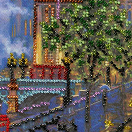 DIY Bead Embroidery Kit "s Big City lights" 12.6"x16.9" / 32.0x43.0 cm