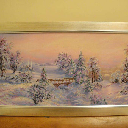 DIY Bead Embroidery Kit "Bewitched forest" 26.2"x11.8" / 66.5x30.0 cm