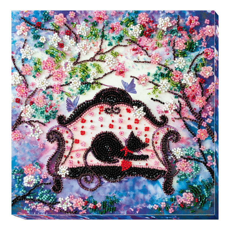 DIY Bead Embroidery Kit "Spring guest"