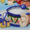 DIY Bead Embroidery Kit "Drummer-girl"  5.9"x5.9" / 15.0x15.0 cm