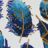 DIY Bead Embroidery Kit "Indigo" 8.7"x15.4" / 22.0x39.0 cm