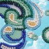 DIY Bead Embroidery Kit "Aquarius" 8.7"x8.7" / 22.0x22.0 cm