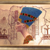 DIY Bead Embroidery Kit "Nefertiti" 10.2"x14.6" / 26.0x37.0 cm