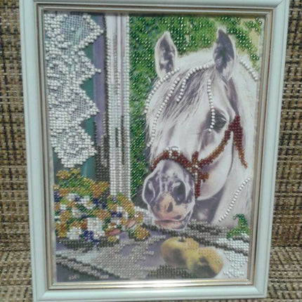Canvas for bead embroidery "Treats" 7.9"x7.9" / 20.0x20.0 cm