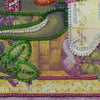 DIY Bead Embroidery Kit "Violet tea"  5.9"x5.9" / 15.0x15.0 cm