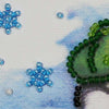 DIY Bead Embroidery Kit "Woodpecker"  5.9"x5.9" / 15.0x15.0 cm