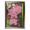 DIY Bead Embroidery Kit "Orchids" 14.2"x9.8" / 36.0x25.0 cm