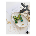 Beadwork kit for creating brooch 