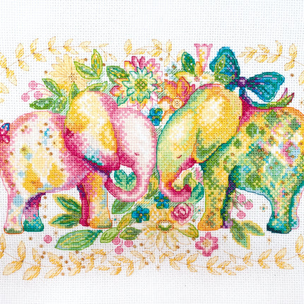 DIY Cross Stitch Kit "Tender feelings" 11.4"x7.5"
