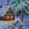 DIY Bead Embroidery Kit "Winter morning" 17.7"x12.6" / 45.0x32.0 cm