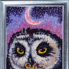 DIY Bead Embroidery Kit "Spring Owl" 15.4"x6.3" / 39.0x16.0 cm