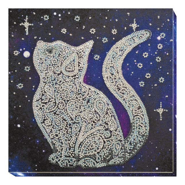 DIY Bead Embroidery Kit "Star cat"