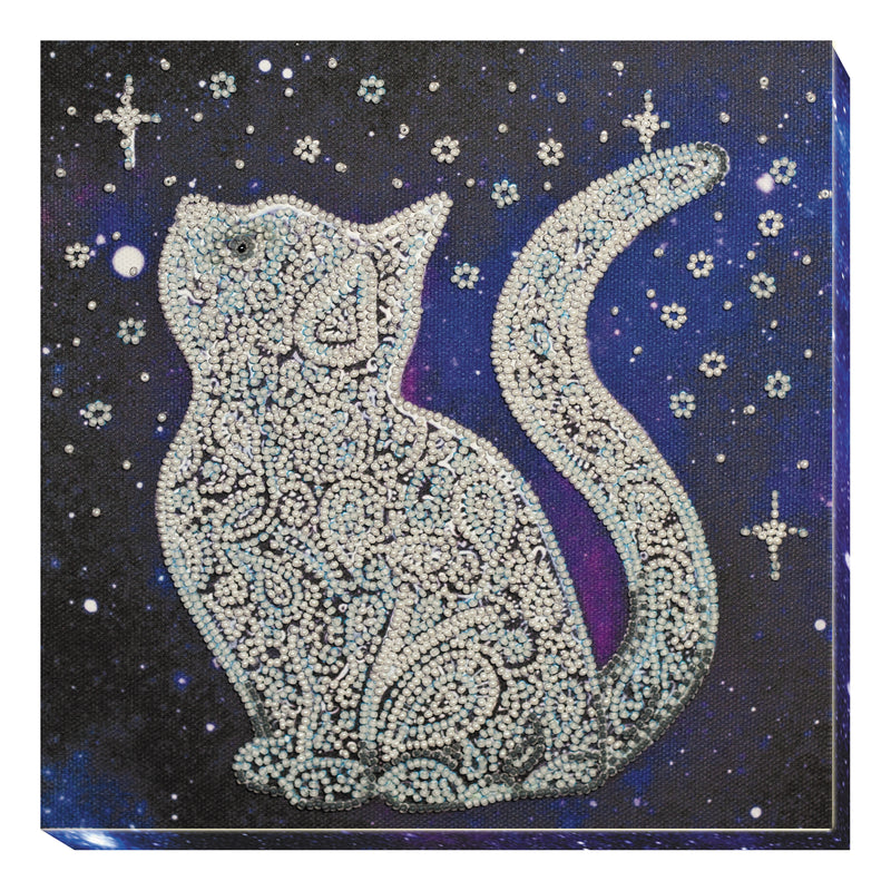 DIY Bead Embroidery Kit "Star cat"