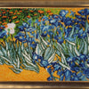 DIY Bead Embroidery Kit "Irises in the Field (after V. Van Gogh)" 9.8"x13.8" / 25.0x35.0 cm