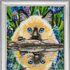 DIY Bead Embroidery Kit "Reflection in the Water" 13.8"x9.8" / 35.0x25.0 cm