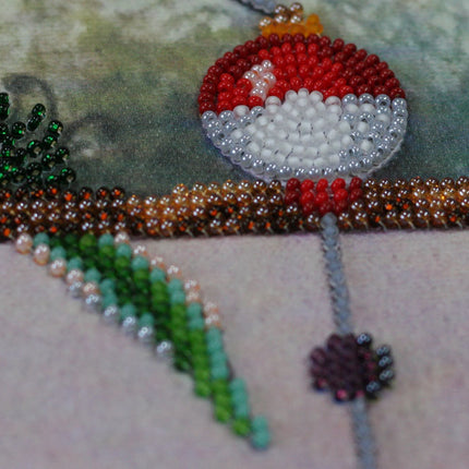 DIY Bead Embroidery Kit "Successful fishing" 13.8"x11.0" / 35.0x28.0 cm