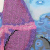 DIY Bead Embroidery Kit "Jazz age girls – 3" 11.8"x11.8" / 30.0x30.0 cm