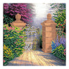 Canvas for bead embroidery "Gate" 7.9"x7.9" / 20.0x20.0 cm