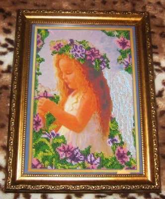 DIY Bead Embroidery Kit "Fortune-telling" 7.9"x11.2" / 20.0x28.5 cm