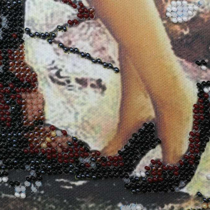 DIY Bead Embroidery Kit "Love story – 2" 9.4"x18.5" / 24.0x47.0 cm
