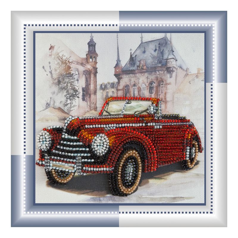 DIY Bead Embroidery Kit "Skoda-1102"  5.9"x5.9" / 15.0x15.0 cm