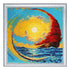 Bead DIY Embroidery Kit "Sail" 11.0"x11.0"/ 28.0x28.0 cm