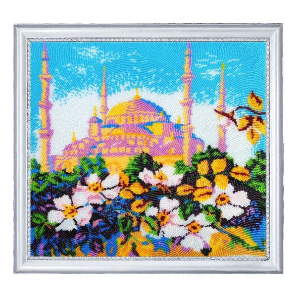 Bead DIY Embroidery Kit "Agia Sophia" 11.0"x11.8"/ 28.0x30.0 cm