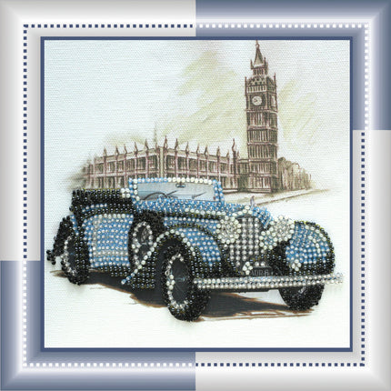 DIY Bead Embroidery Kit "ADR Bergmeister"  5.9"x5.9" / 15.0x15.0 cm