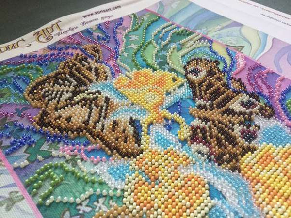 Canvas for bead embroidery 