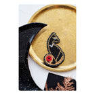 Beadwork kit for creating brooch 