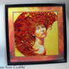 DIY Bead Embroidery Kit "The Four Elements – Fire" 12.6"x12.6" / 32.0x32.0 cm