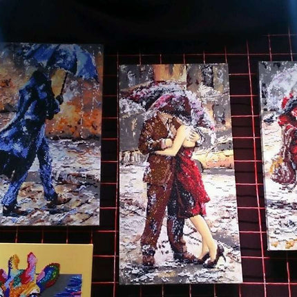 DIY Bead Embroidery Kit "Love story – 1" 10.2"x15.7" / 26.0x40.0 cm