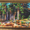 Bead DIY Embroidery Kit "Ship Grove (after I. Shishkin)" 9.4"x14.6"/ 24.0x37.0 cm