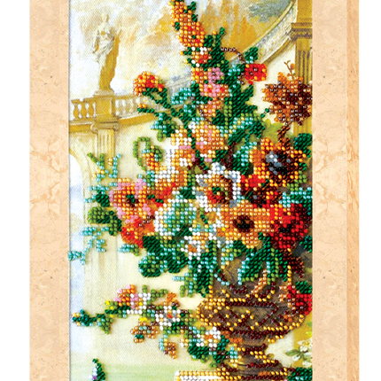 DIY Bead Embroidery Kit "Gods' garden-3" 6.7"x19.7" / 17.0x50.0 cm