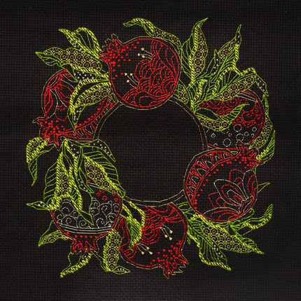 DIY Cross Stitch Kit "Grenades" 7.1"x7.5"