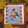 DIY Bead Embroidery Kit "Christmas Elf"  5.9"x5.9" / 15.0x15.0 cm