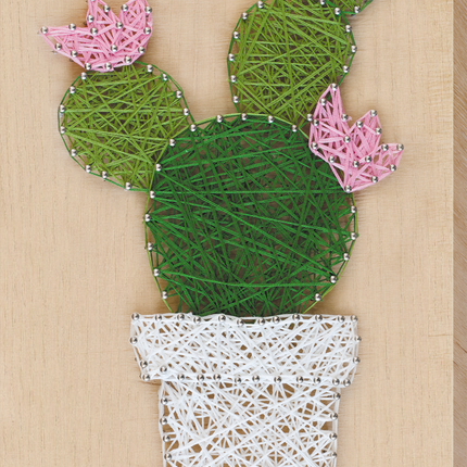 String Art Creative DIY Kit "Cactus" 7.5"x11.4" / 19.0x29.0 cm