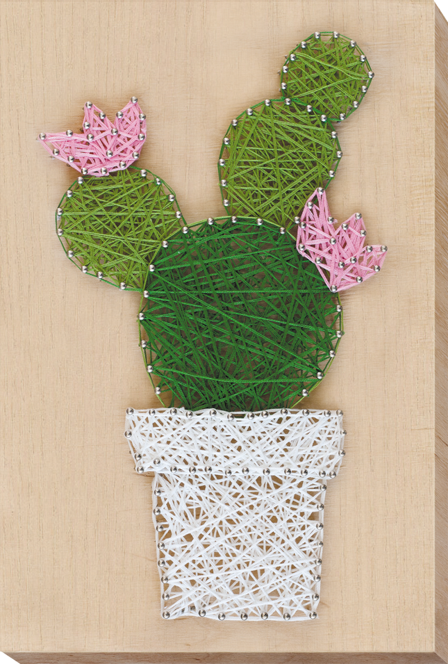 String Art Creative DIY Kit "Cactus" 7.5"x11.4" / 19.0x29.0 cm