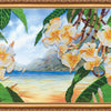 DIY Bead Embroidery Kit "Hawaiian breeze" 27.6"x11.8" / 70.0x30.0 cm