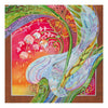 Canvas for bead embroidery "Paradise bird" 11.8"x11.8" / 30.0x30.0 cm