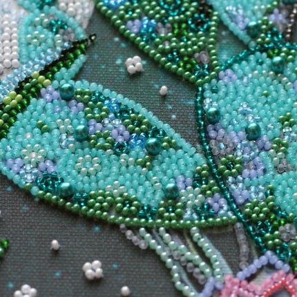 DIY Bead Embroidery Kit "Night in the desert" 16.5"x11.0" / 42.0x28.0 cm